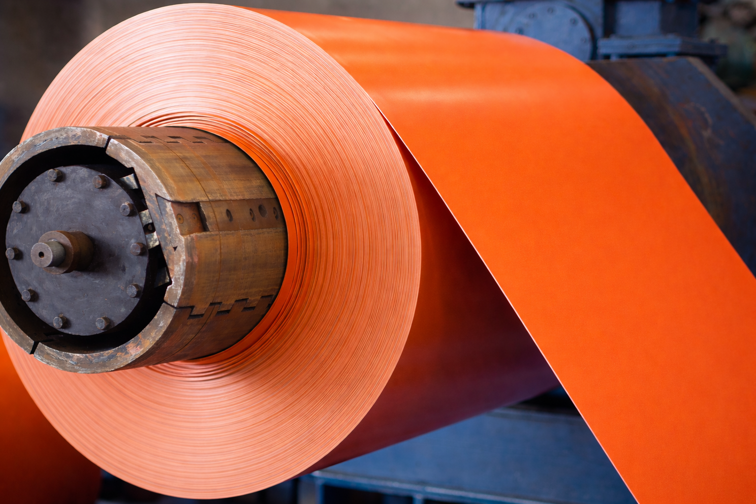 Orange Colour Coated Aluminium