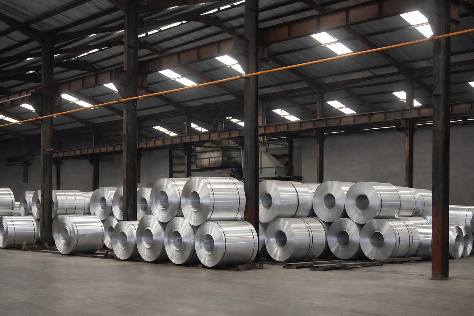 Aluminium cast coils